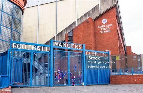 Ibrox Stadium Rangers Football Club Gates Stock Photo Download Image