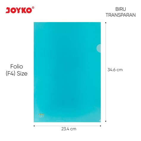 Jual Clear Sleeves Map L Bening Transparan Joyko CS 10 A4 2335 F4