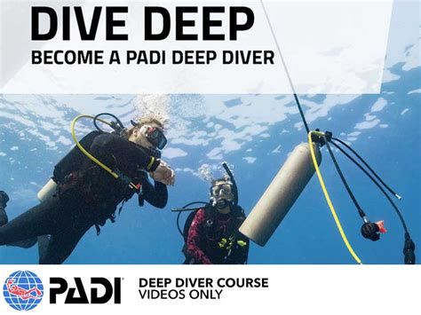 PADI Deep Diver Specialty Course ELearning Orpheus Dive Portal