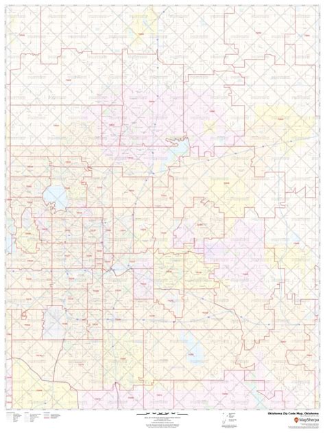 Oklahoma Zip Code Map Oklahoma Oklahoma County Zip Codes 141120 | Hot ...