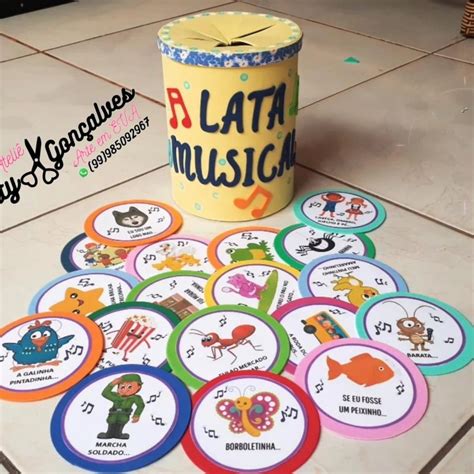 Lata Musical Atividades De Creche Brincadeiras Educa O Infantil