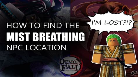 How To Find Mist Breathing Npc Location Youtube