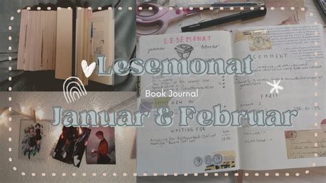 Lesemonat Januar Februar Reading Journal Plan With Me