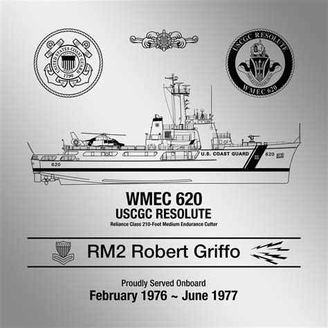 Uscg Reliance Class Medium Endurance Cutter Wmec 210 Etsy