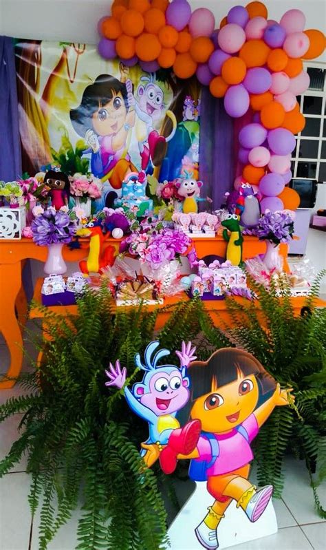 Dora Aventureira Aniversário - Dora Aventureira | Festa minnie, Aniversario, Aventureiros