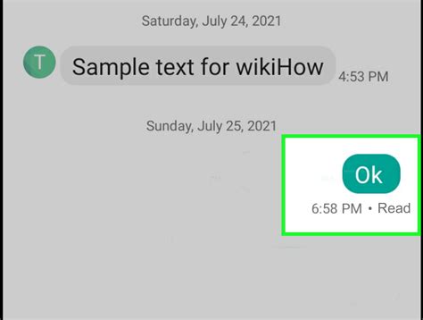 Comment voir si un message texte a été lu sur un appareil Android