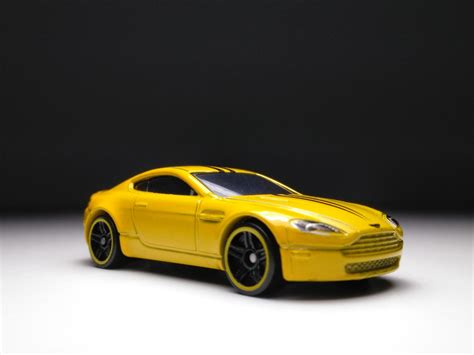 Hot Wheels Aston Martin V8 Vantage Yellow Custom Plastic Etsy
