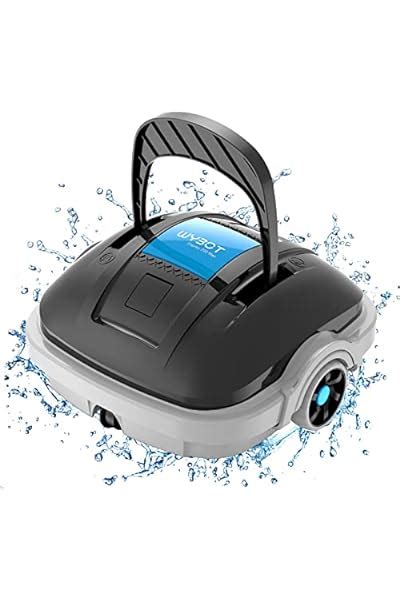 WYBOT Poolroboter Akku Poolsauger für 100 Minuten Betriebsdauer Auto