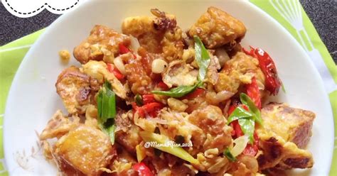 Resep Tahu Telur Saos Tiram Oleh Lanjarsih Mama Fifian Masakanrumahan