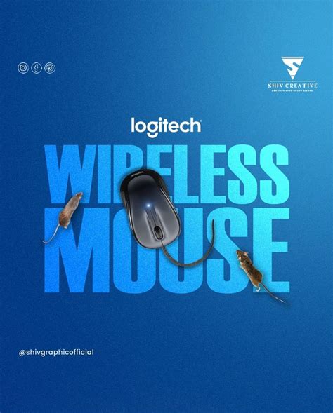 Wireless Mouse Creative Ads Social Media Advertising Design Digital