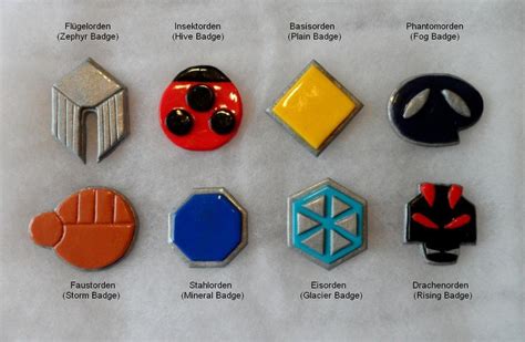 Johto Gym Badges by AidaSechem on DeviantArt