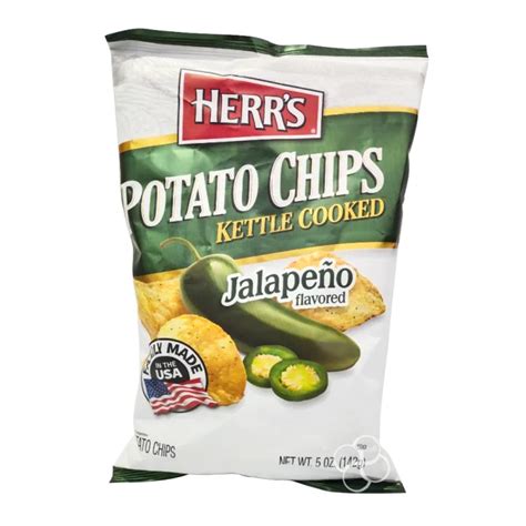 Herr S Kettle Cooked Jalapeno Flavored Potato Chips 142g Lazada Ph