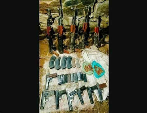 5 AK47 Rifles 7 Pistols Huge Cache Of Arms Ammunition Recovered In