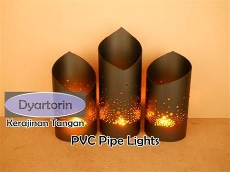 Ide Kreatif Cara Membuat Lampu Hias Dari Pipa Pvc Paralon Bekas YouTube