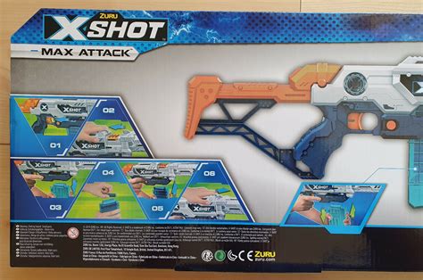 X-SHOT MAX ATTACK ZURU vs. Nerf - 24 Pfeile 3 Dosen