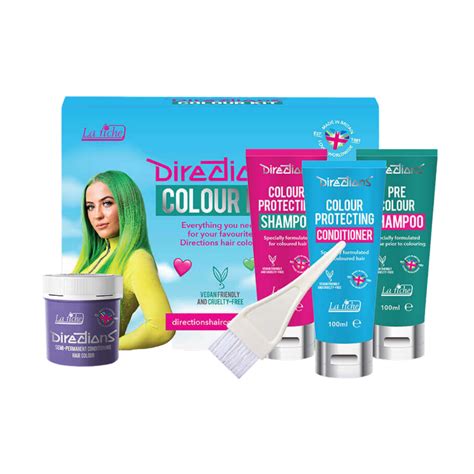 New La Riche Directions Semi Permanent Hair Color Kit Wisteria