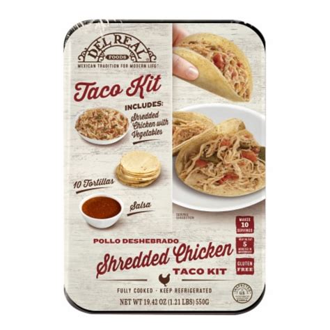 Del Real Foods Shredded Chicken Taco Kit Oz Ralphs