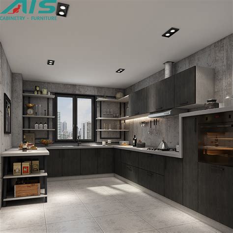 Ais European Modern Design Custom Modular Beautiful Grey U Shape