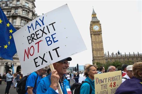 Großbritannien Demonstrationen gegen den Brexit DER SPIEGEL