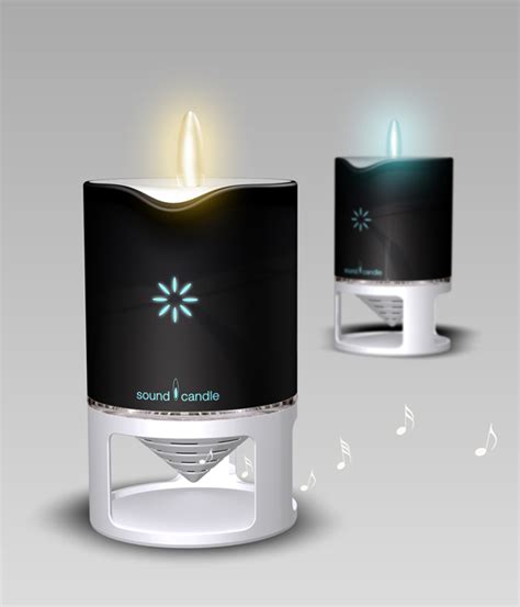 SOUND CANDLE | designboom.com