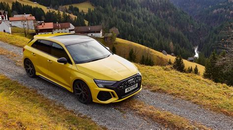 2022 Audi Rs3 Sportback Review Flat Out In The Alps Autobahn Youtube