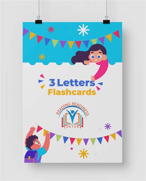 3 Letter Flash Cards - Reading Readiness Centers