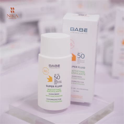 Kem Ch Ng N Ng Babe Super Fluid Sunscream Spf Ml Nika Cosmetics