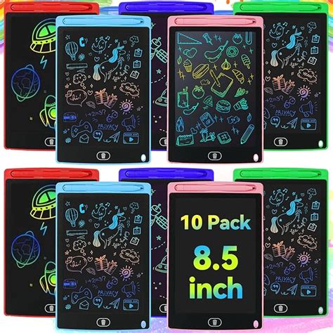 Amazon.com: LCD Writing Tablet for Kids - 10 Pack Kids Writing Tablet ...