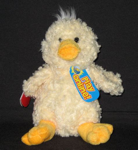 Ty Quackly The Duck 20 Beanie Baby Mint With Mint Tags Unused Code