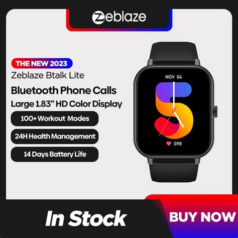 Jual Zeblaze Btalk Lite Bluetooth Calling Smart Watch 24H Health