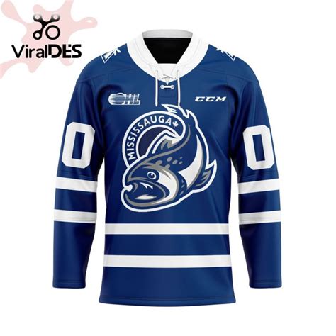 Custom Mississauga Steelheads Home Hockey Jersey - Viraldes Store