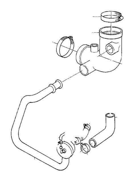 Volvo V L Cylinder Turbo Charge Air Cooler Pipe Clamp Hose