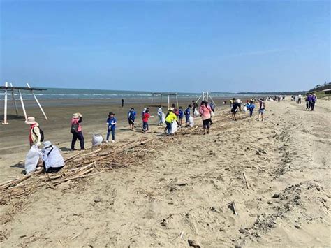 「向海致敬」北門雙春淨灘 200人頂著烈日守護海岸線 寶島 中時