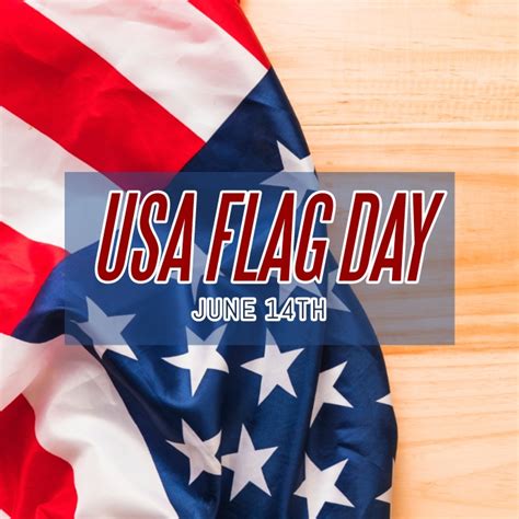 Usa Flag Day Template Postermywall