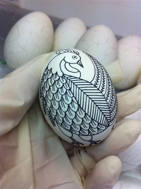 A Stylized Chicken On A Chicken Egg The Beginning Of A Traditional