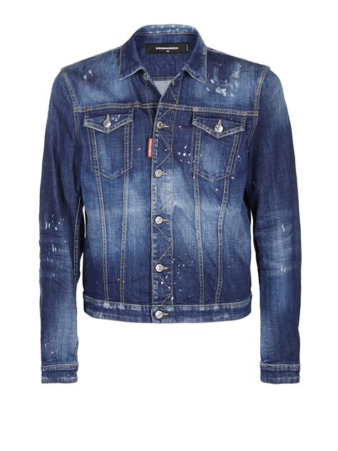 Vestes En Denim Dsquared2 Veste En Jean Délavé S74am0883s30342470