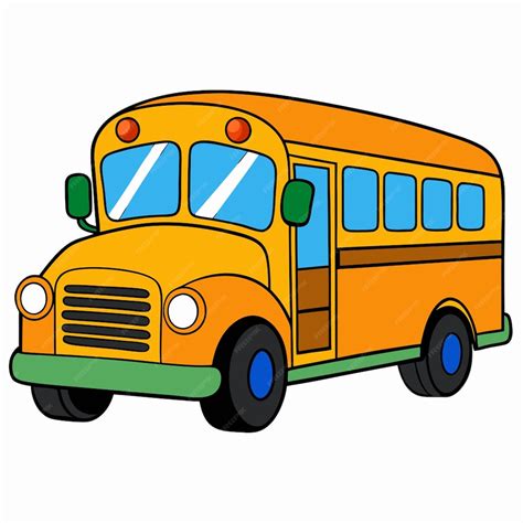 school bus clipart vector premium ai generated vector
