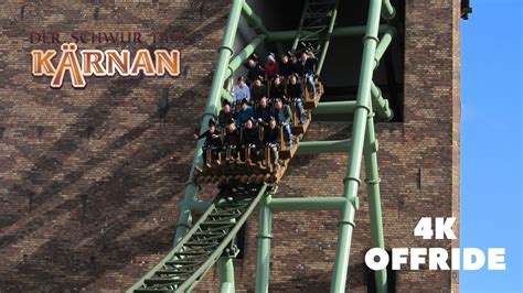 Der Schwur Des Kärnan Hansa park 4K offride footage Gerstlauer