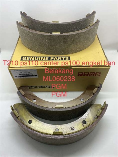 Jual Kampas Rem Belakang Brake Shoe Rear Canter 110 Ps100 Engkel T200