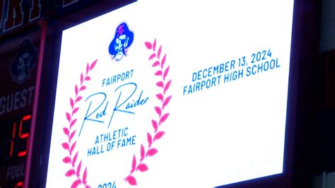 Fairport Inducts Inaugural Athletic Hall Of Fame Class