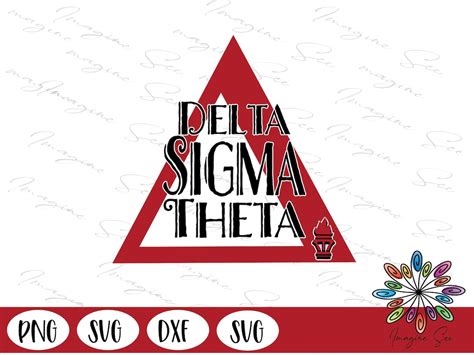 Dst Svg Delta Sigma Theta Sorority Svg Dst Sorority Svg Large Greek