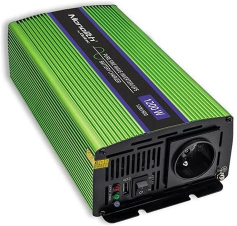 Przetwornica napięcia Qoltec Monolith 12V 230V 600W 1200W Czysty Sinus