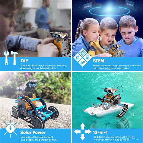 Stem Projects 12in1 Solar Robot Toys Education Science Experiment