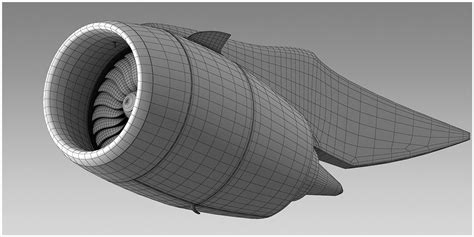 3d Airbus A380 Engine Model Turbosquid 1464485