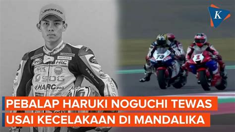 Profil Haruki Noguchi Pebalap Jepang Yang Meninggal Usai Kecelakaan Di