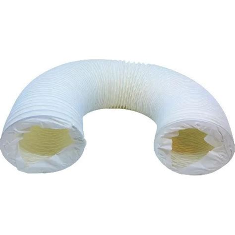 Гибкий полимерный ПВХ воздуховод PVC White -152 мм x 3 м DEC P152/3PBD ...