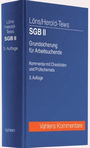 Amazon Sgb Ii Grundsicherung F R Arbeitsuchende Kommentar Mit