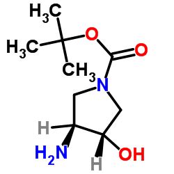 trans 3 Amino 4 hidroxi 1 pirrolidinacarboxílico éster de ácido terc