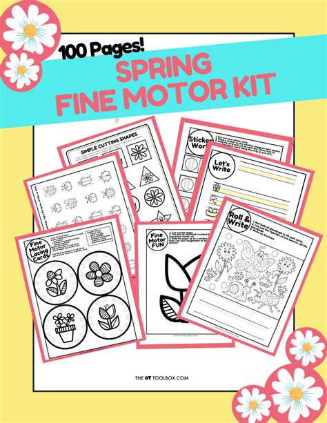 Spring Fine Motor Kit Deal The Ot Toolbox