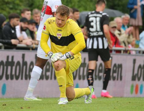 Bayern Leihgabe Nübel verpatzt VfB Debüt sein Konkurrent überzeugt